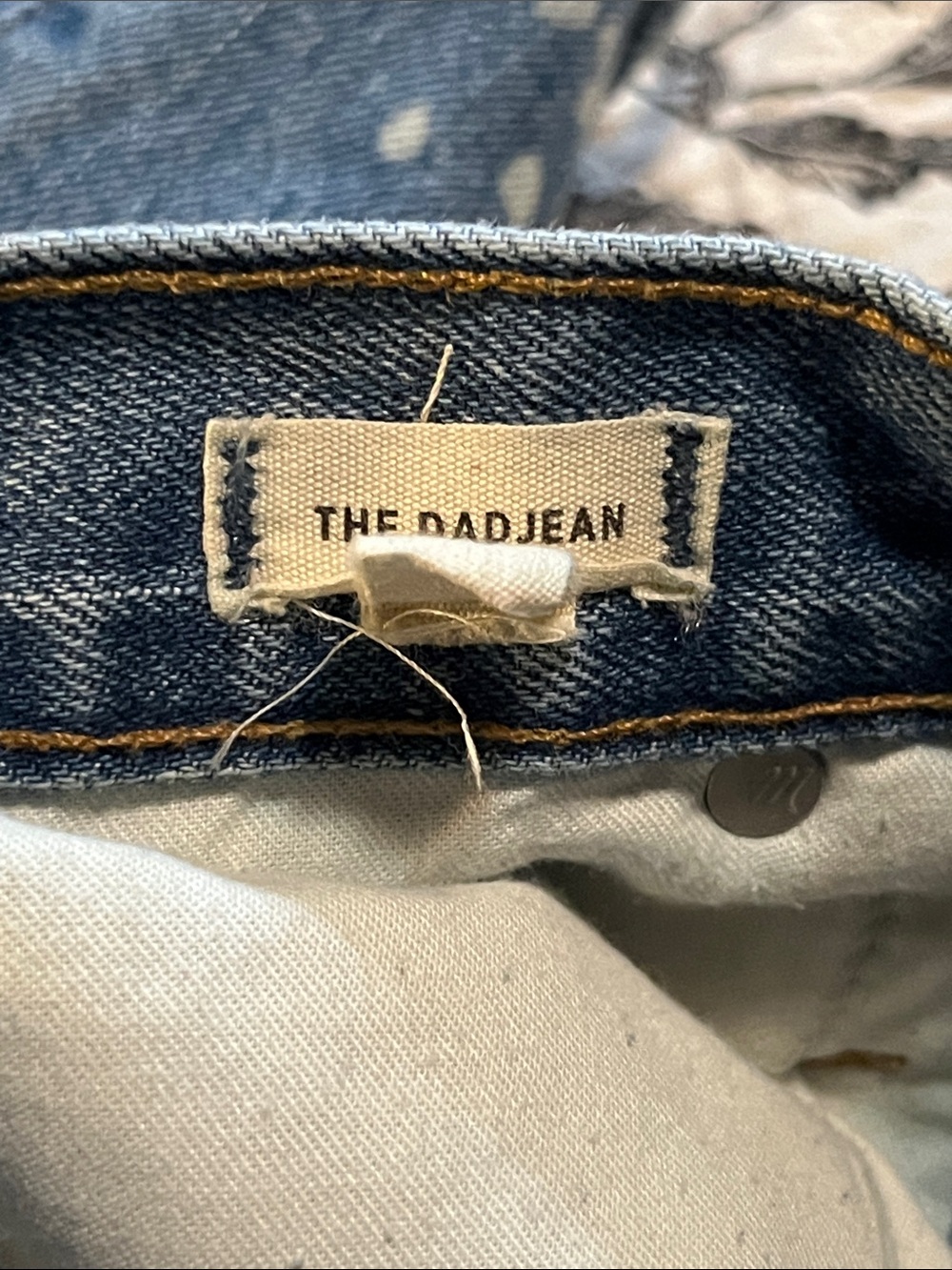 Madewell Blue Flare Jeans with Light Bleach Detail - Picture 5 of 6